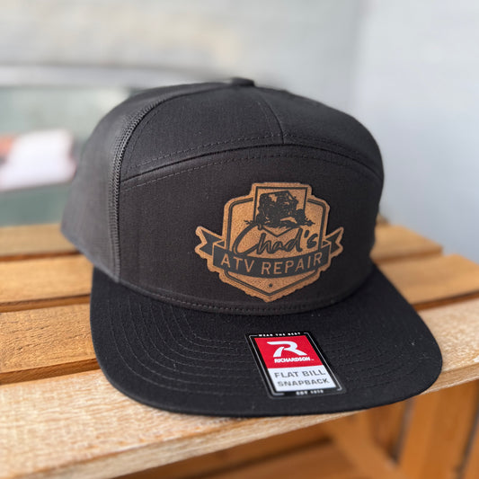 Black Chad’s ATV Repair 7 Panel Hat