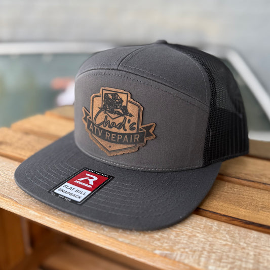 Charcoal Chad’s ATV Repair 7 Panel Hat